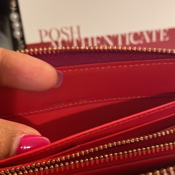 NWOT 💗Authentic 💗Christian Louboutin• Pannettone Studded Wallet - Picture 5 of 17